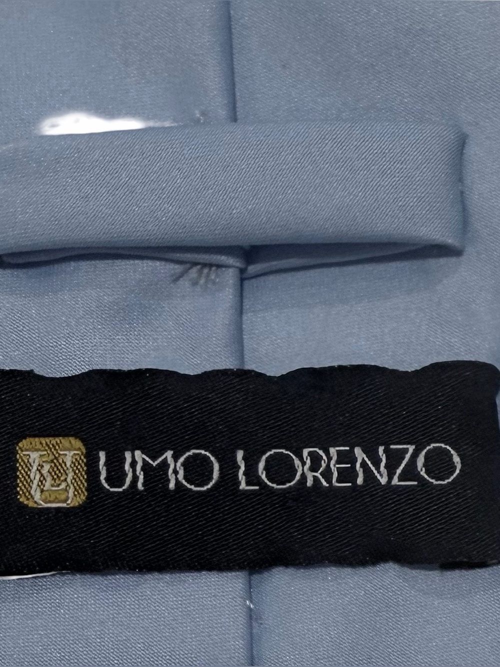 Umo Lorenzo Scatterbrain Tie Deer Turtle Forest Novelty Necktie Blue - Picture 5 of 5